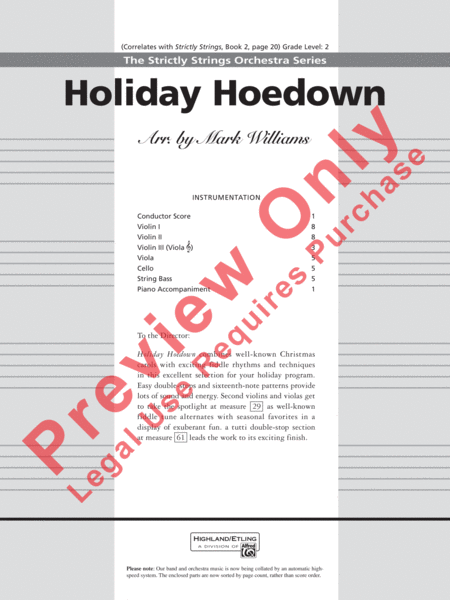 Holiday Hoedown image number null