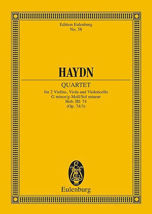 Book cover for String Quartet G Minor, Reiter Op. 74/3 Hob. Iii: 74