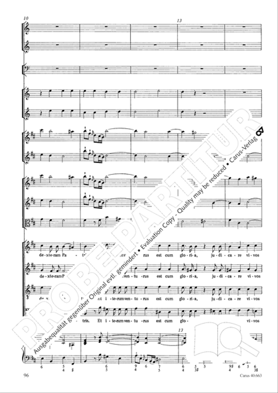Mass in D minor (Missa in d) ATB scores gallery preview page 112