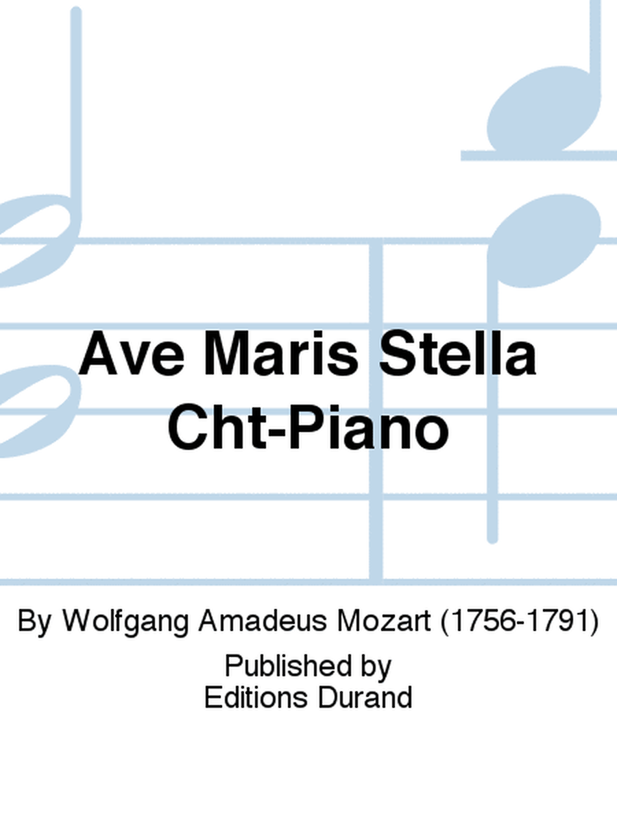 Ave Maris Stella Cht-Piano