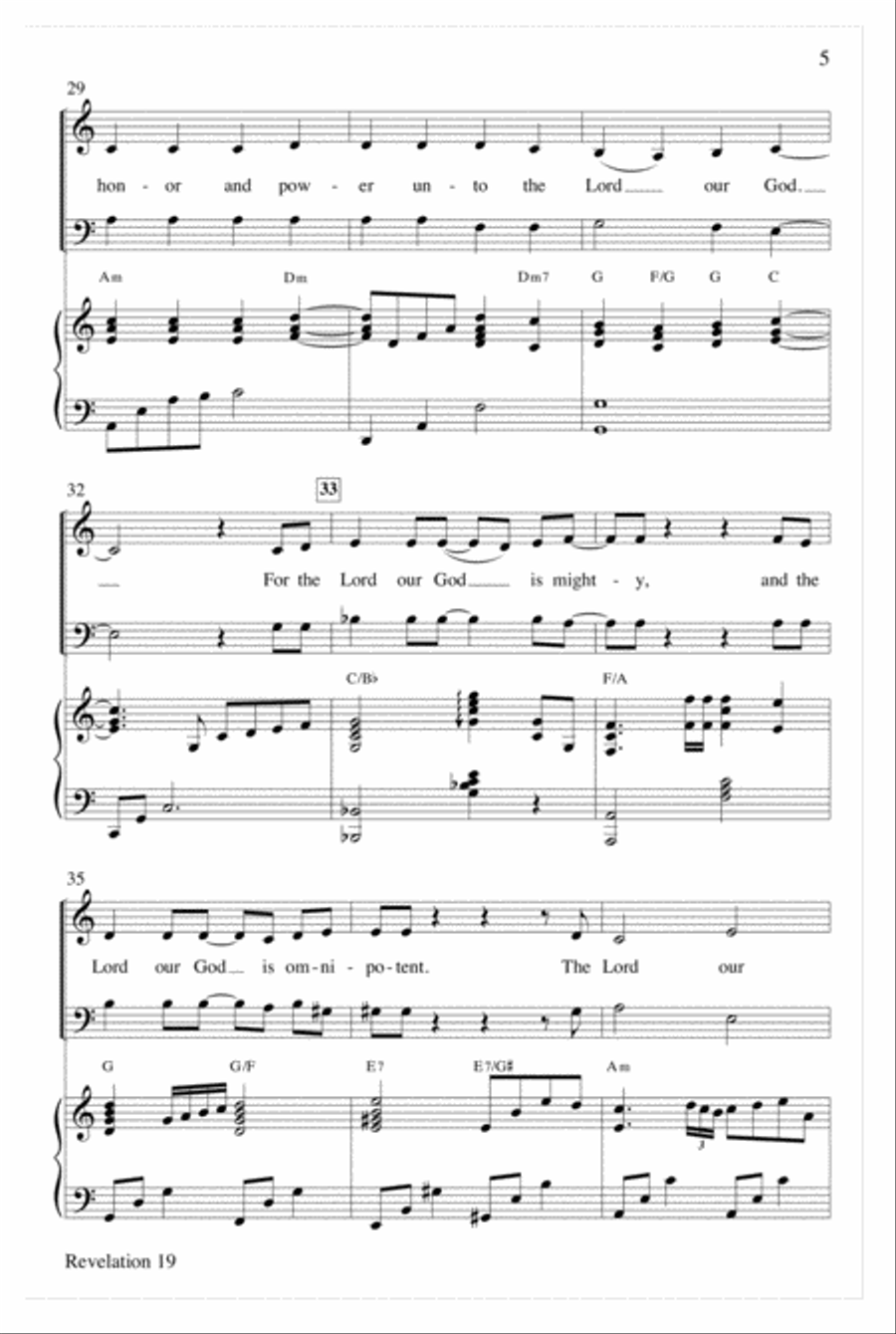 Revelation 19 Choir scores gallery preview page 5