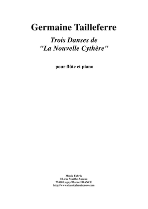 Germaine Tailleferre: Trois Danses de "La Nouvelle Cythère" for flute and piano
