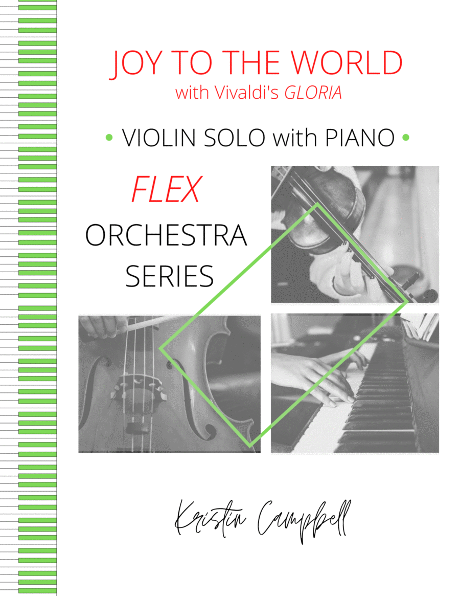 Joy To the World with Vivaldi's Gloria - Violin Solo Violin Solo scores gallery preview page 1