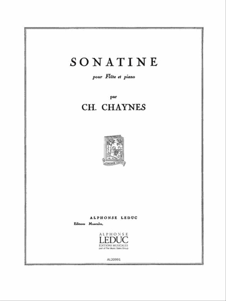 Sonatine (flute & Piano) Sonatine (flute & Piano) Flute Solo scores gallery preview page 1