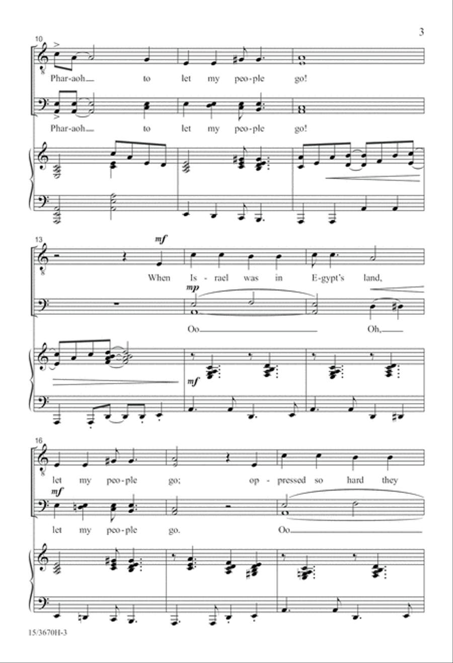 Go Down, Moses Go Down, Moses TTB scores gallery preview page 3