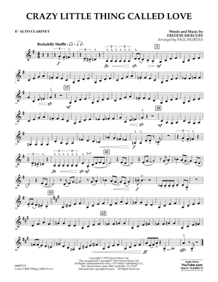 Crazy Little Thing Called Love (arr. Paul Murtha) - Eb Alto Clarinet