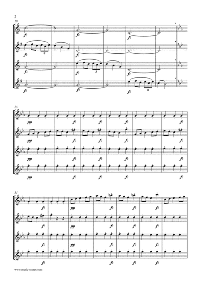Norwegian Melody, Op.12, No.6 - Sax Quartet image number null
