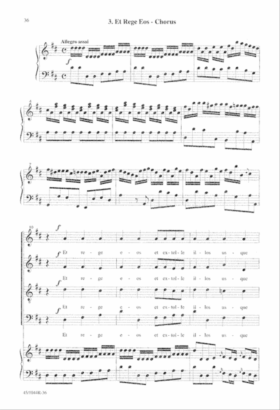 Te Deum Choral Score Te Deum Choral Score 4-Part scores gallery preview page 38