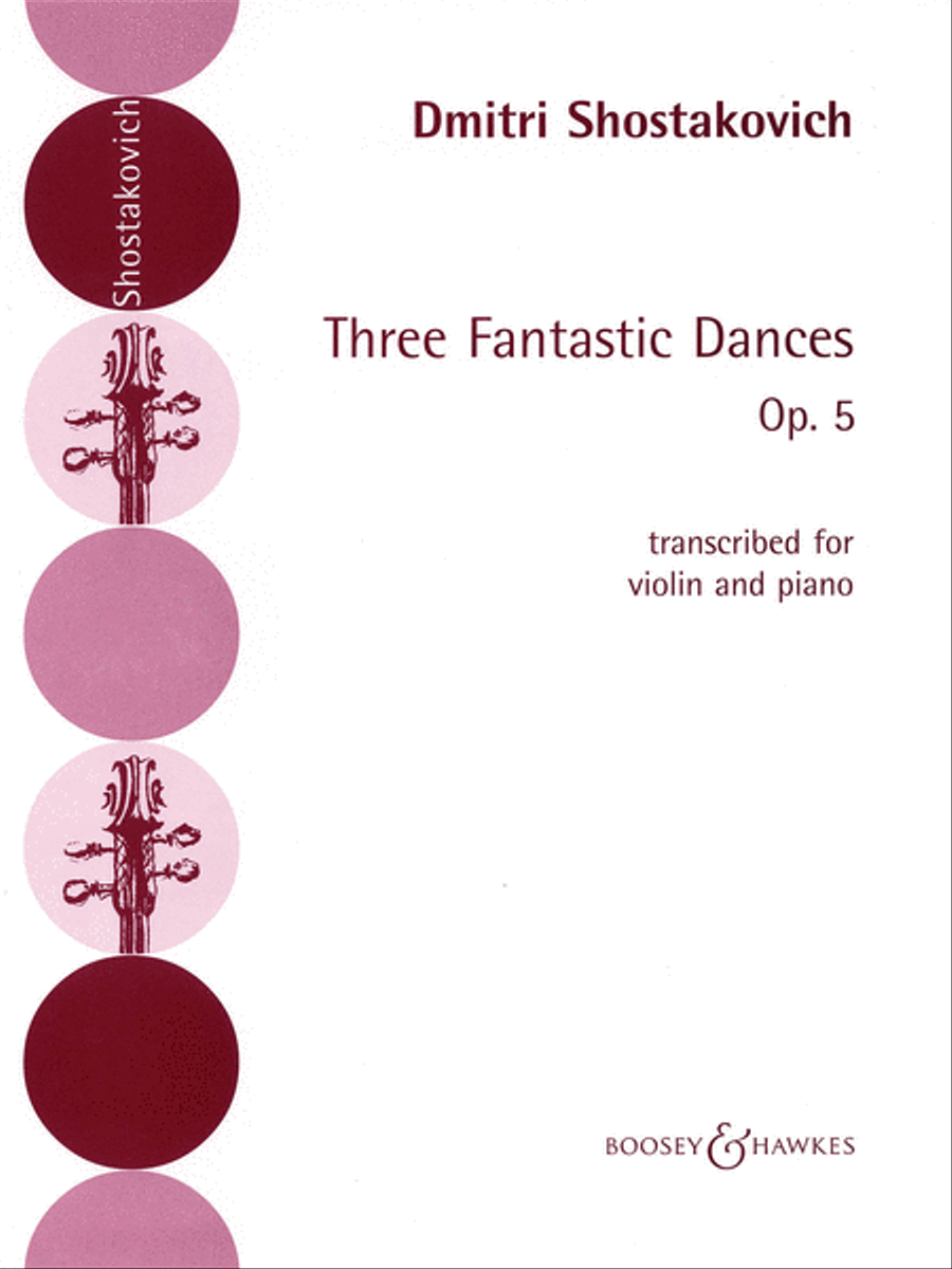 3 Fantastic Dances, Op. 5 Violin Solo scores gallery preview page 1