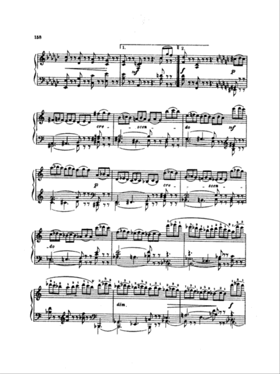 Tchaikovsky: Eighteen Piano Pieces, Op. 72; Aveu Passionne; Valse, Op. 40, No. 9, 1st Version Piano Solo scores gallery preview page 2