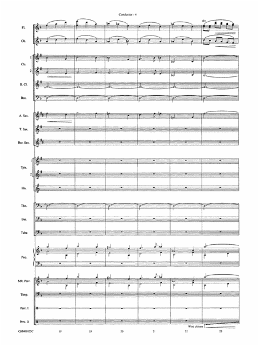 Hedwig's Theme (from Harry Potter): Score Concert Band scores gallery preview page 6