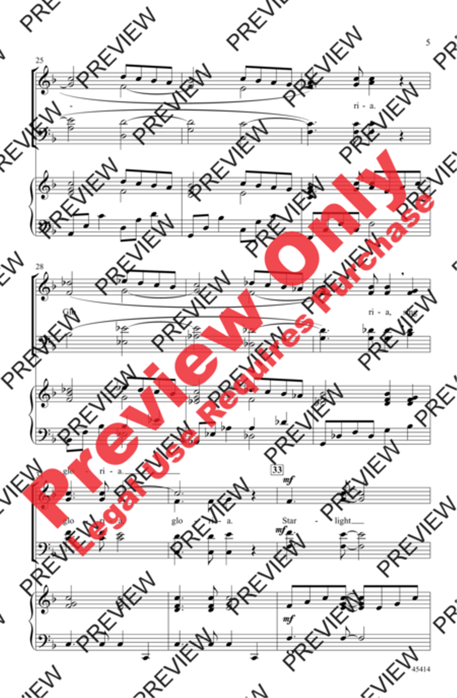 Starlight - SoundTrax CD (CD only) Choir scores gallery preview page 5