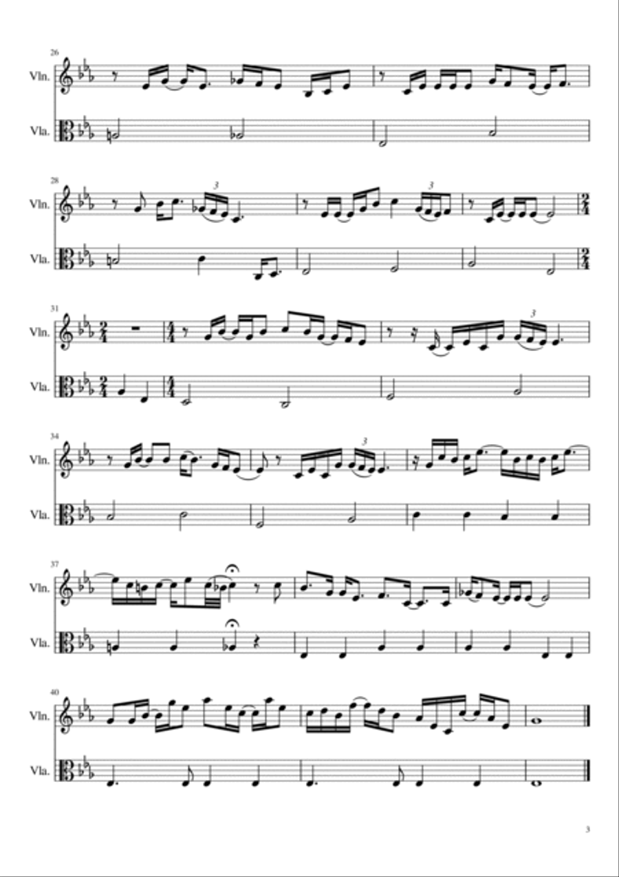 Your Song String Duet scores gallery preview page 3