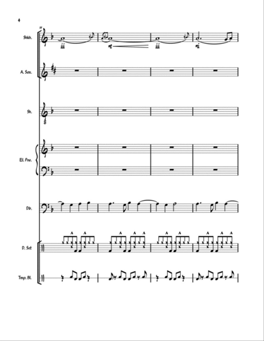 Japanzz Jazz Ensemble scores gallery preview page 4