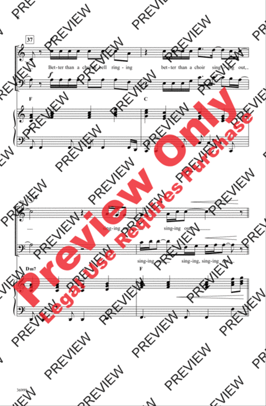Better Than a Hallelujah 2-Part scores gallery preview page 8