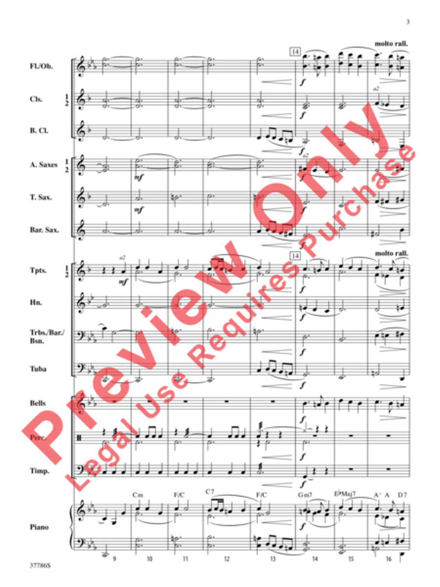 A Yiddish Lullaby Concert Band scores gallery preview page 4