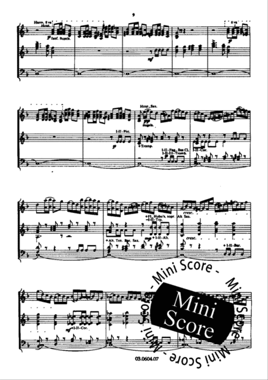 Ouverture 1812 (Solenelle) Concert Band scores gallery preview page 13