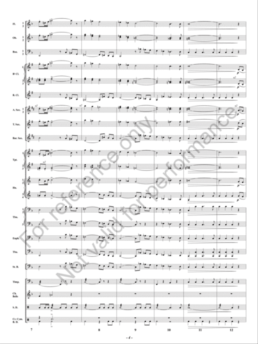 To Those Who Dream Concert Band scores gallery preview page 5