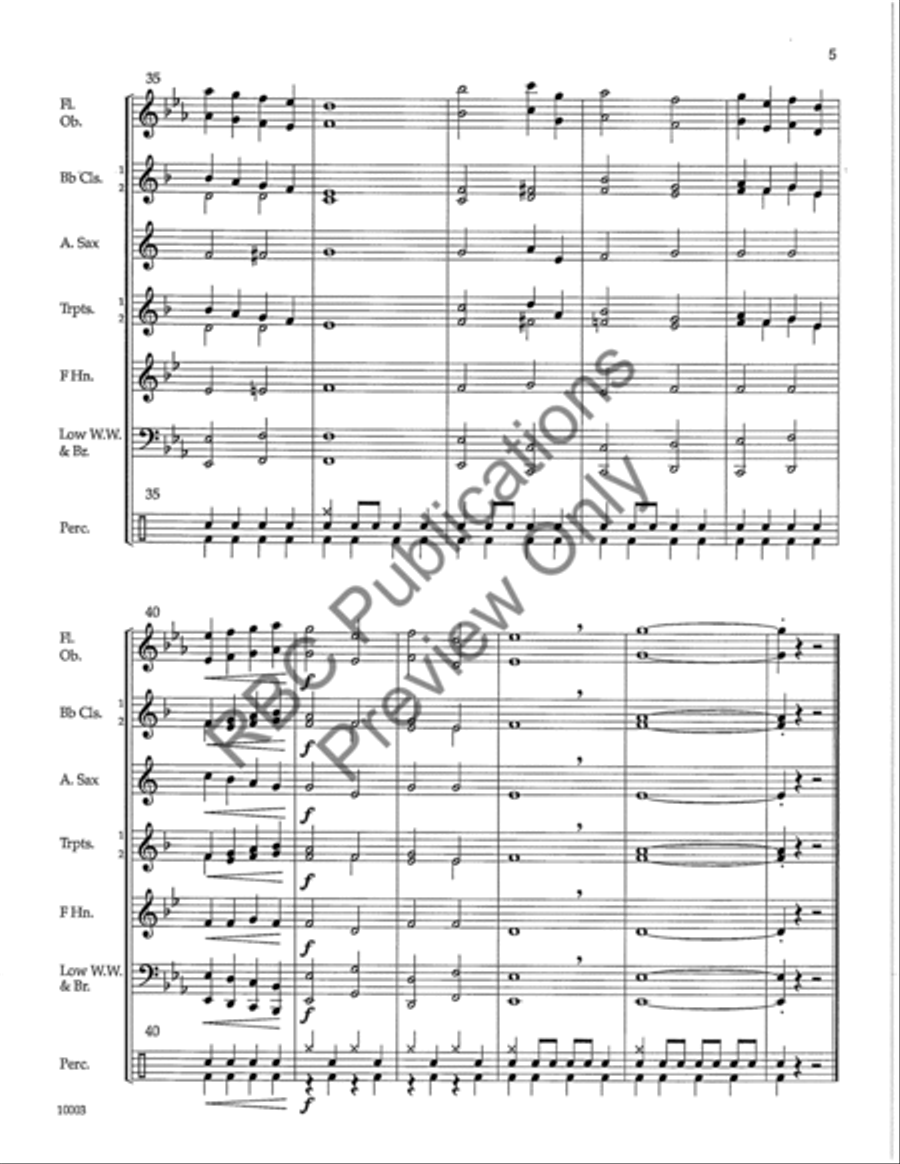 Langham Creek Langham Creek Concert Band scores gallery preview page 8