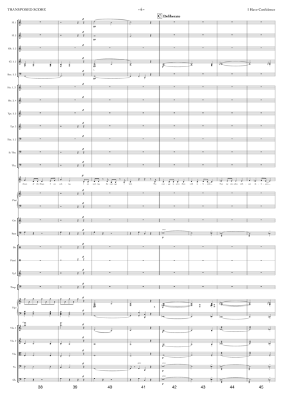 I Have Confidence Full Orchestra scores gallery preview page 6