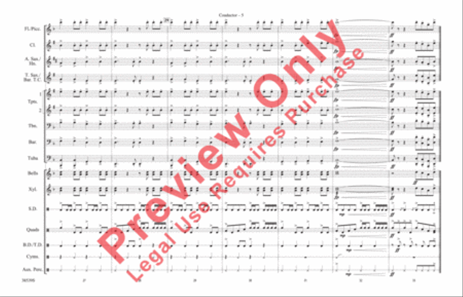 Let It Rock Marching Band scores gallery preview page 6