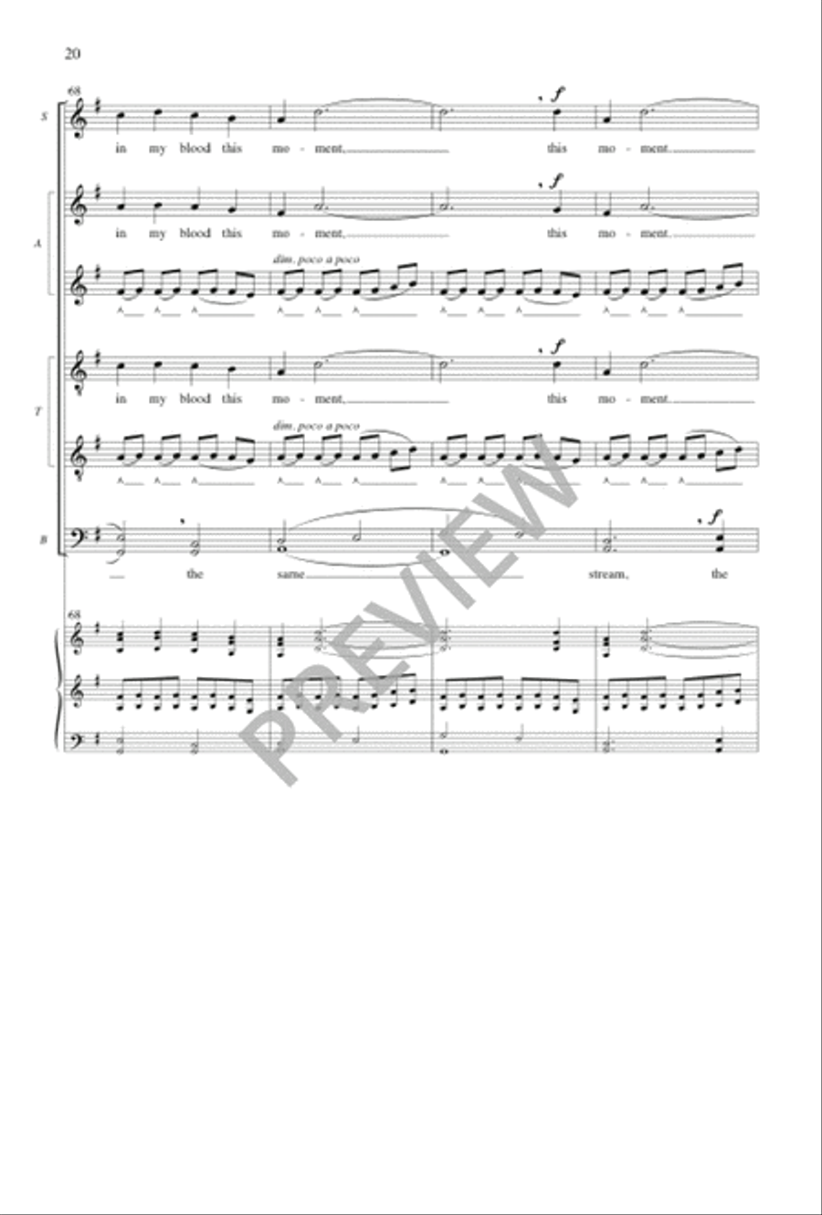 The Same Stream Divisi scores gallery preview page 21
