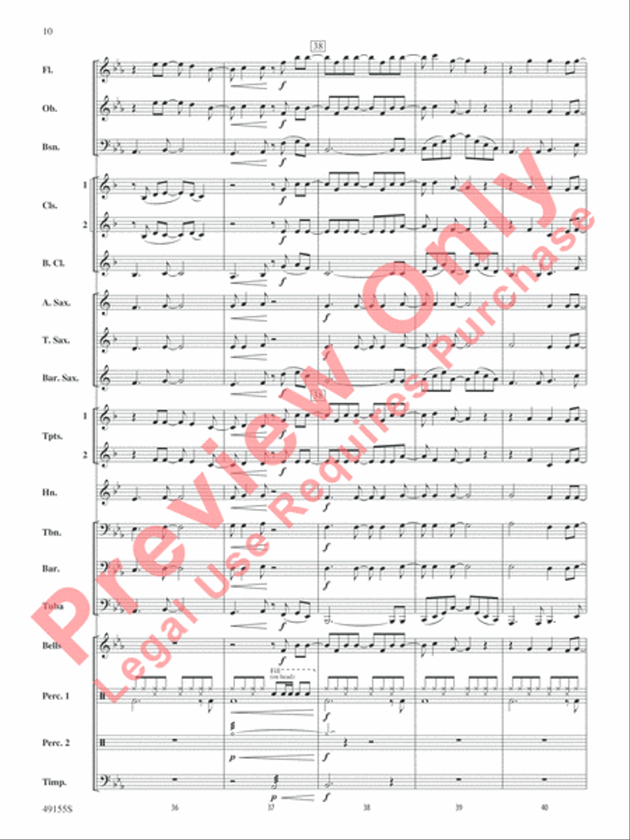 Time After Time Concert Band scores gallery preview page 11