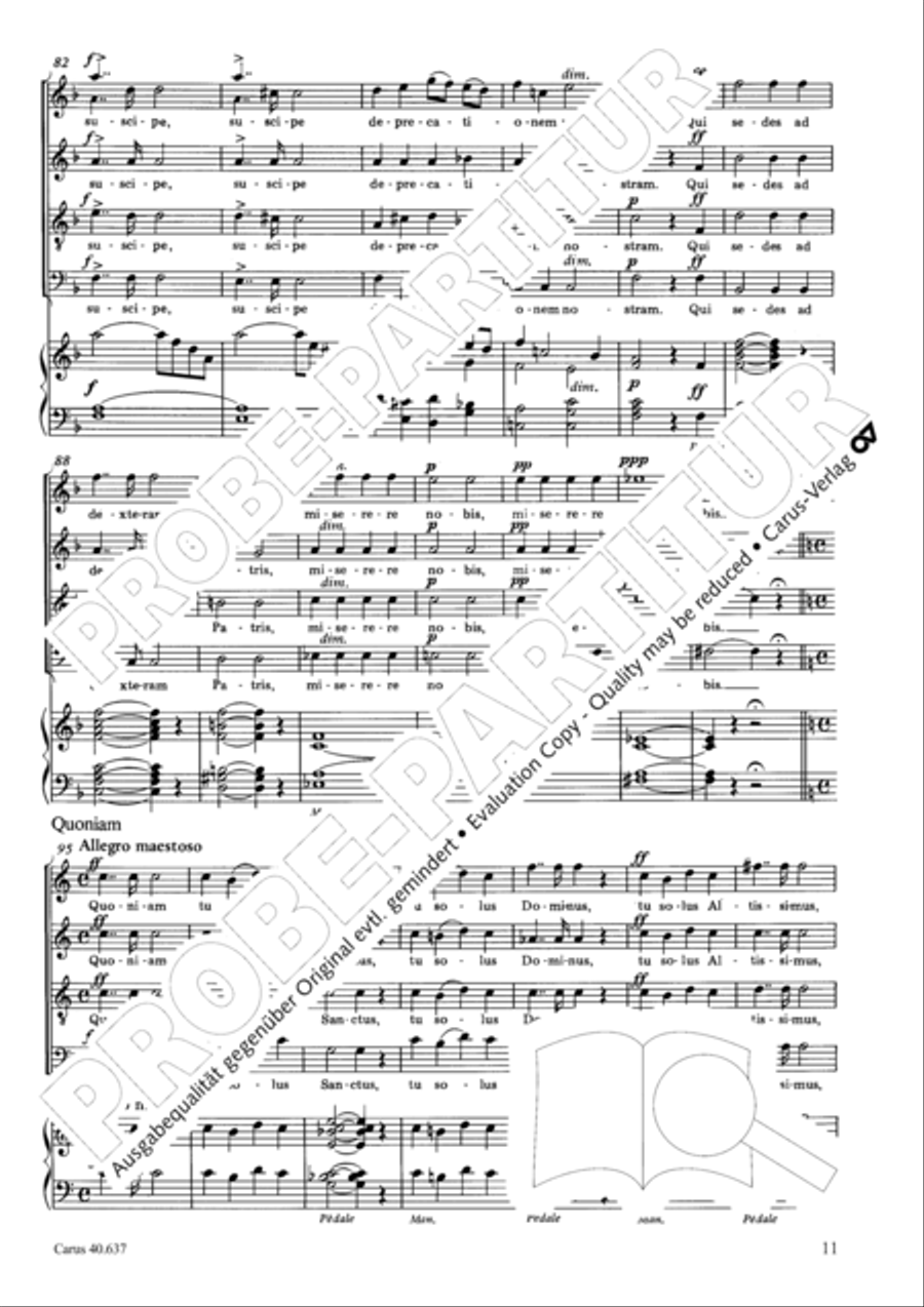 Messe breve no. 6 aux cathedrales 4-Part scores gallery preview page 16