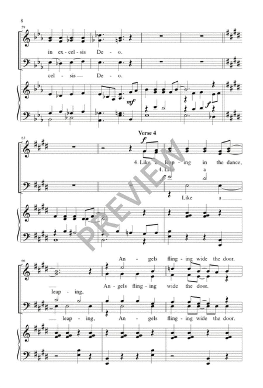 Like a Whisper in the Heart 4-Part scores gallery preview page 9