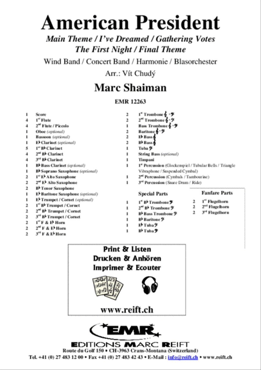 American President American President Concert Band scores gallery preview page 2