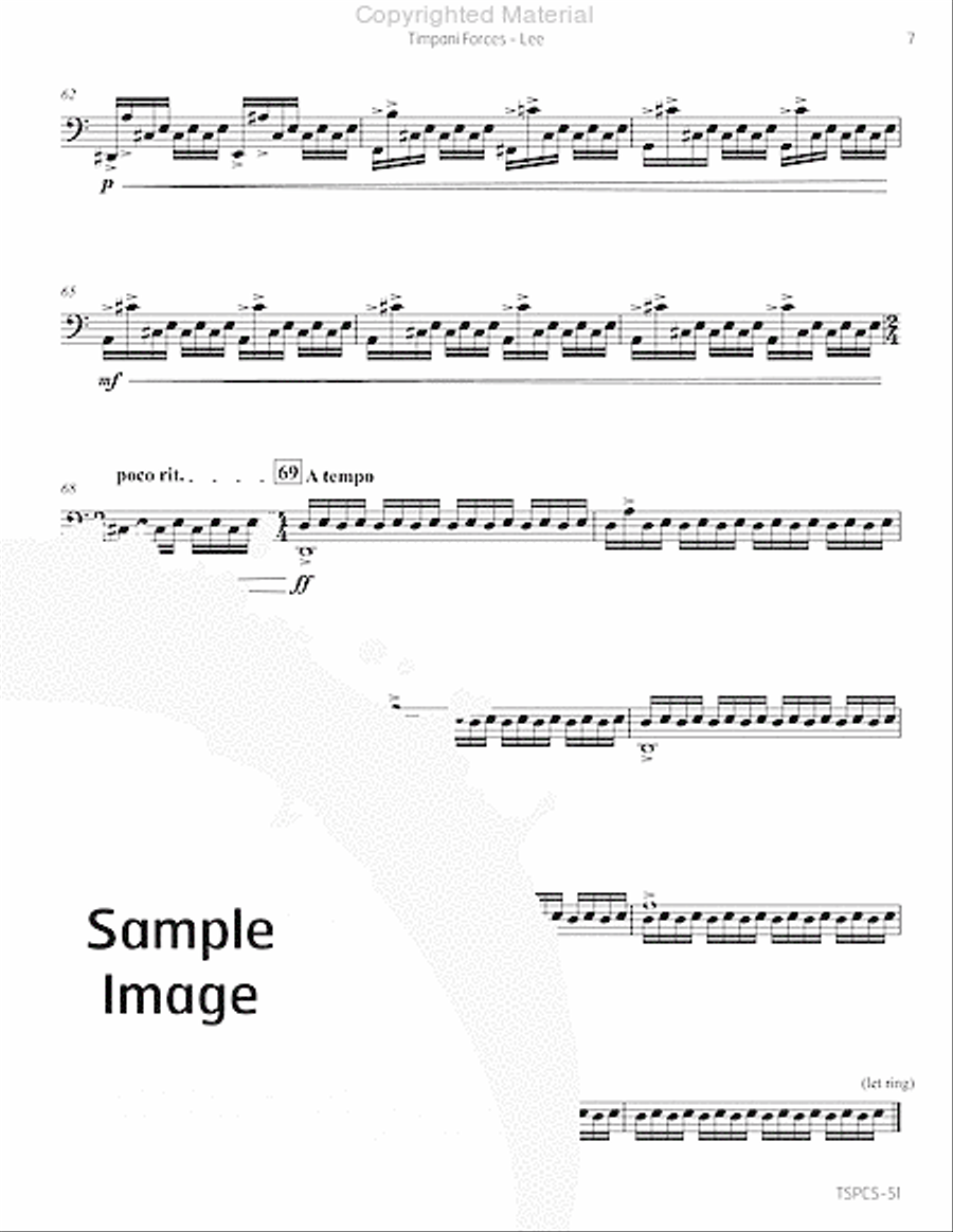 Timpani Forces Percussion scores gallery preview page 10