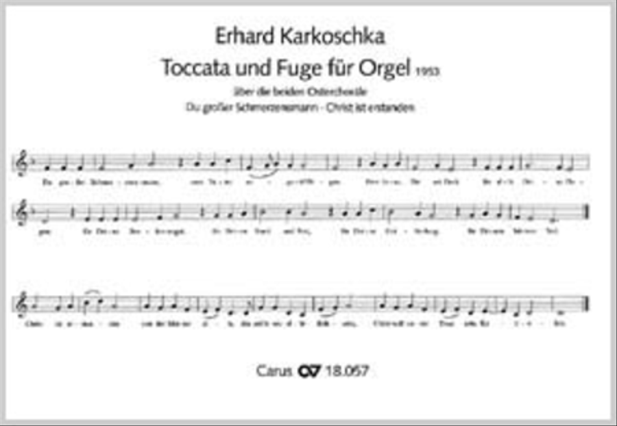 Toccata and Fugue Organ scores gallery preview page 1
