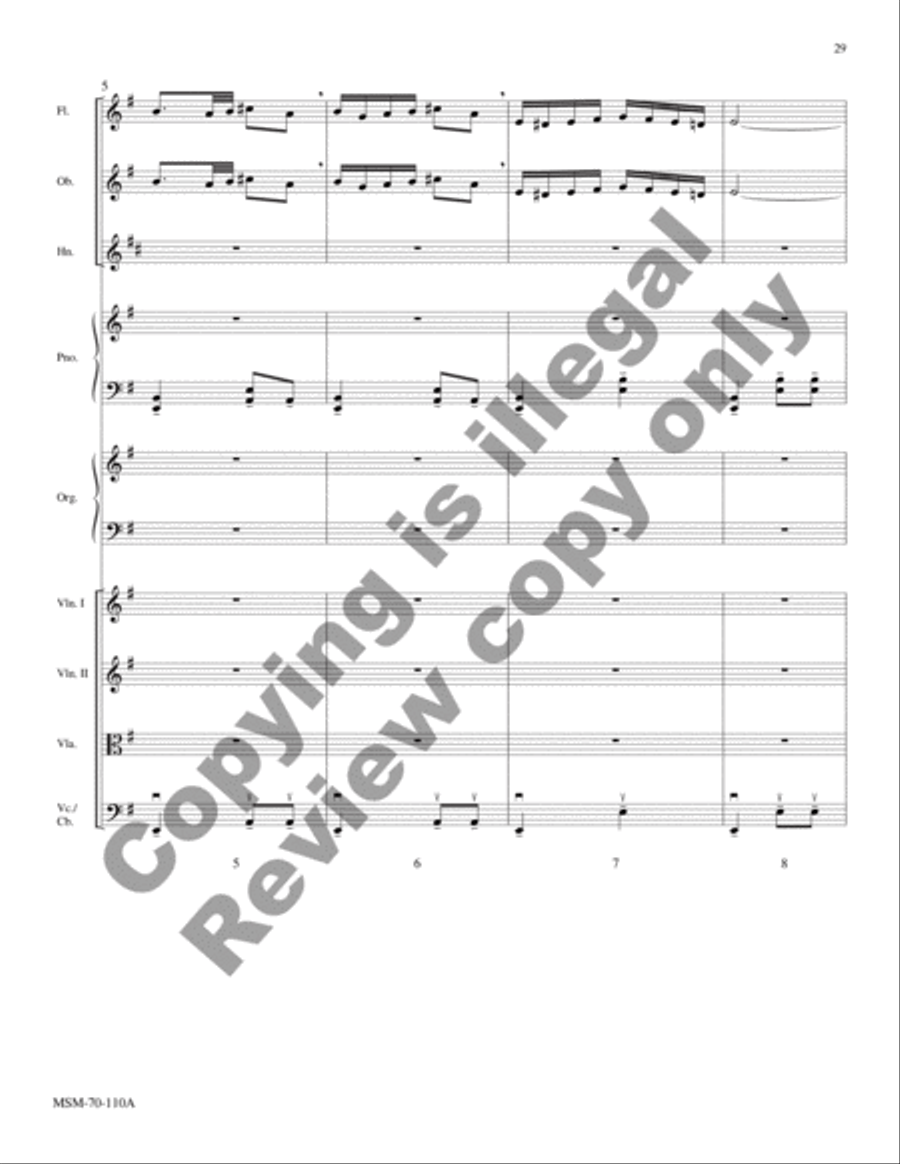 A Carol Suite (Chamber Orchestra Score) Choir scores gallery preview page 10