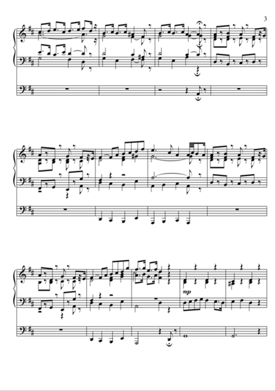 Hymn to Father Pio of Pietrelcina for organ - CS103 Organ Solo scores gallery preview page 3