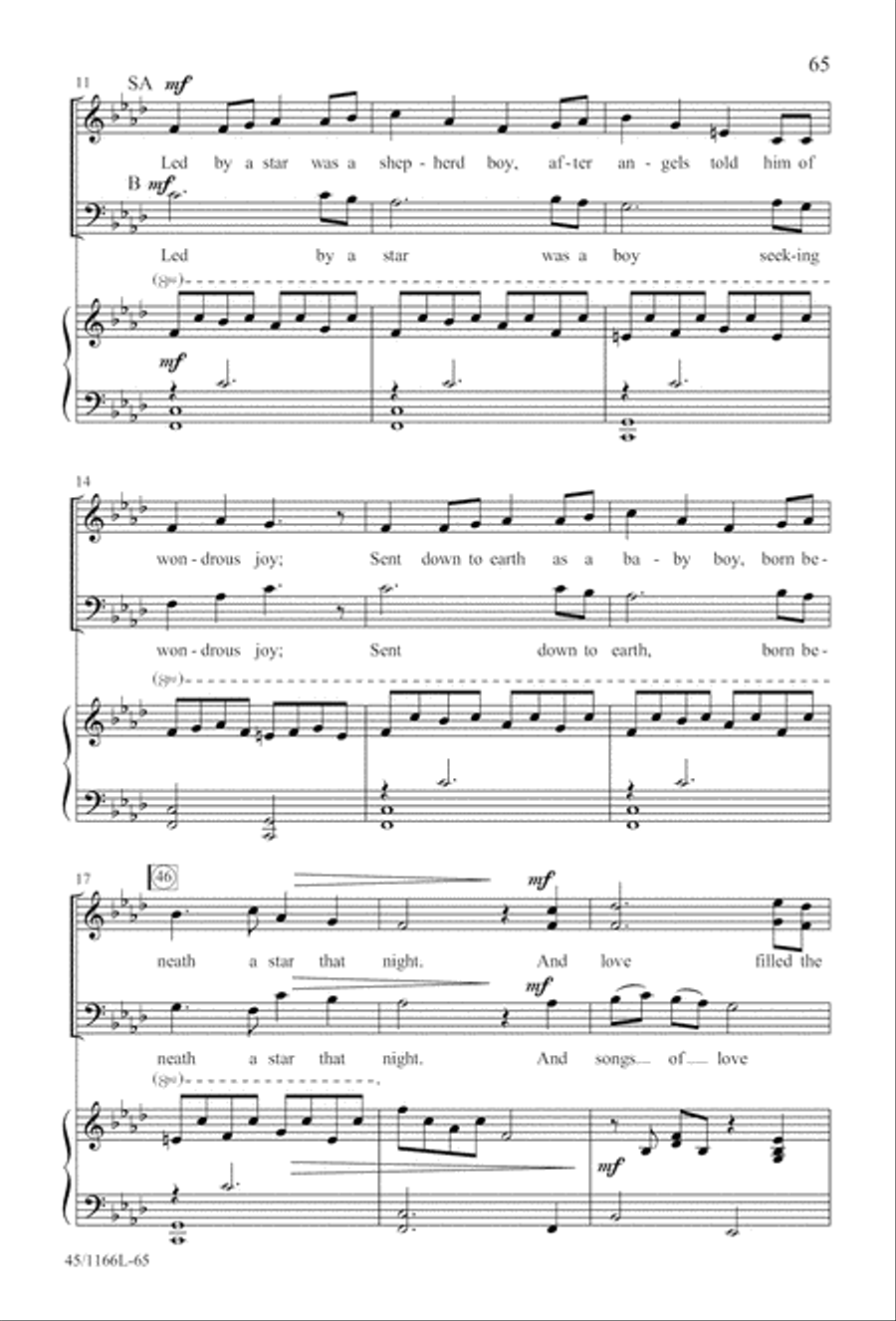 12 Carols for about 12 Singers 3-Part scores gallery preview page 66