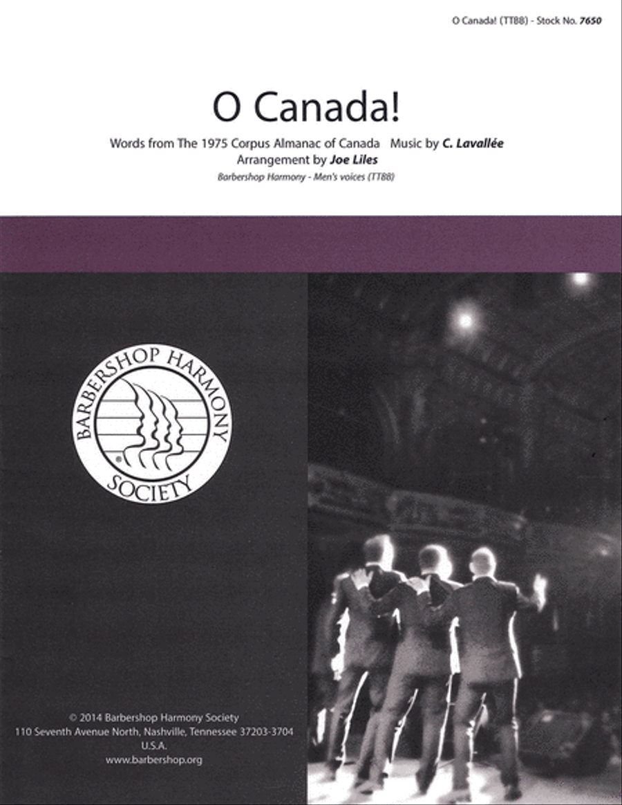 O Canada! TTBB scores gallery preview page 1