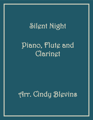 Book cover for Silent Night, for Piano, Flute and Clarinet