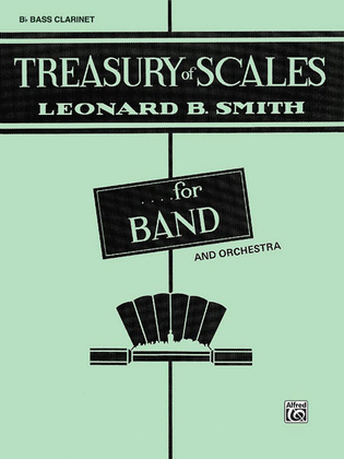 Book cover for Treasury of Scales for Band and Orchestra - Bb Bass Clarinet
