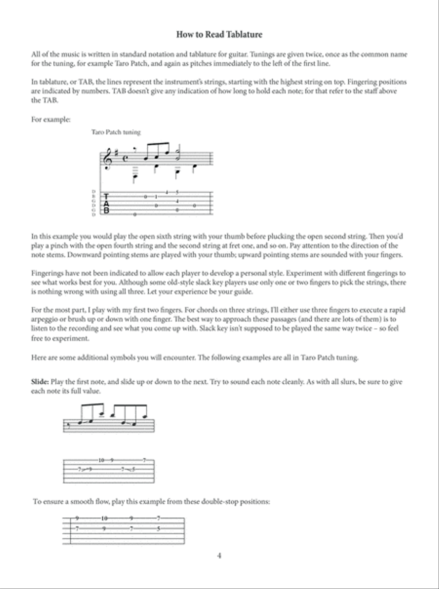 Mastering Hawaiian Slack Key Guitar Guitar scores gallery preview page 5