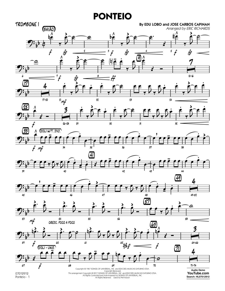 Ponteio - Trombone 1
