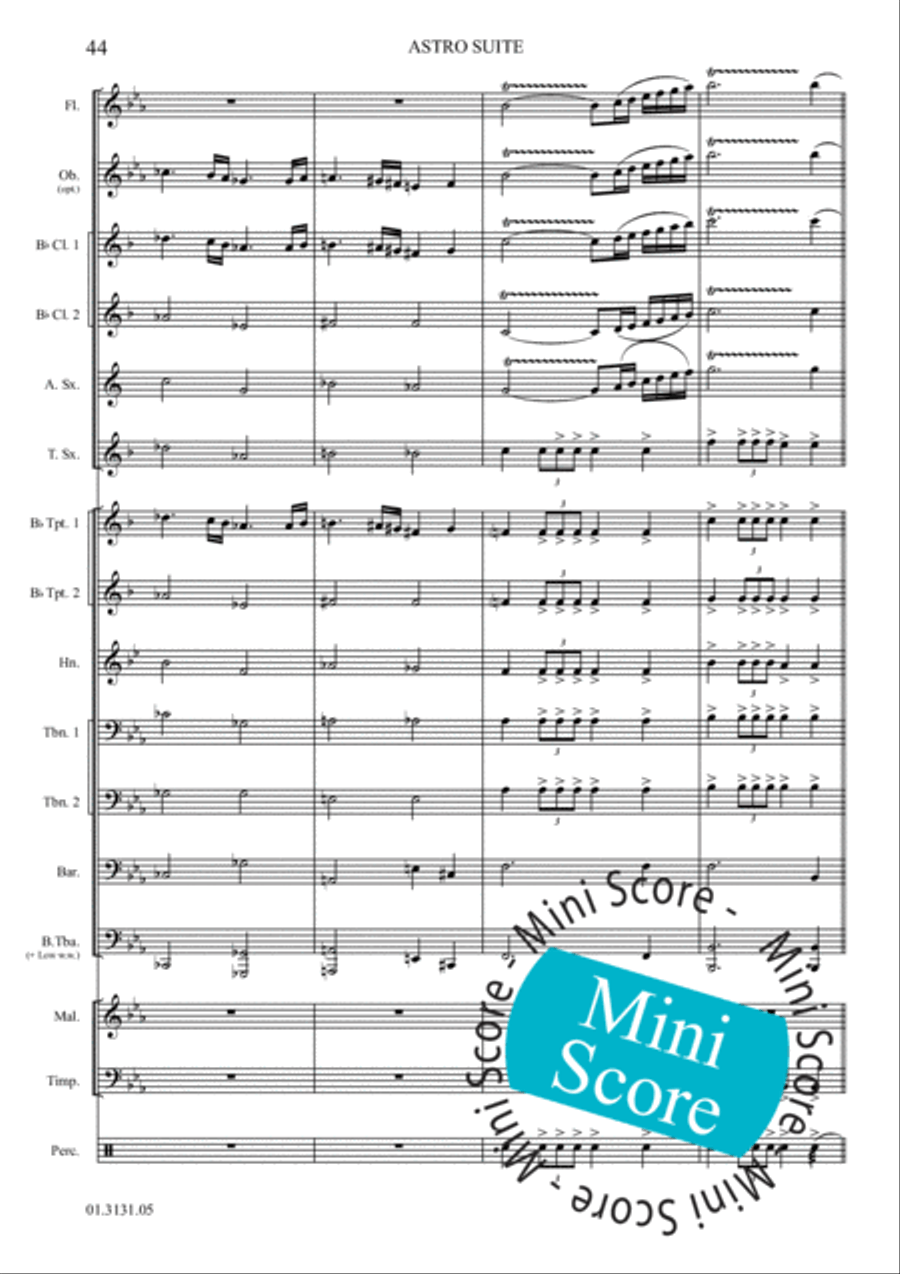 Astro Suite Astro Suite Concert Band scores gallery preview page 50