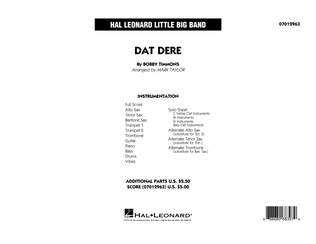 Book cover for Dat Dere - Full Score