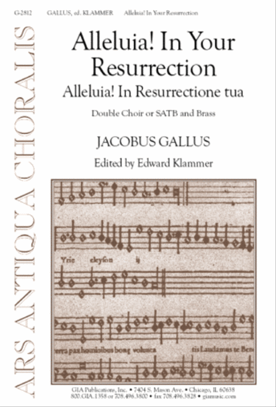 Alleluia! In Your Resurrection 4-Part scores gallery preview page 1