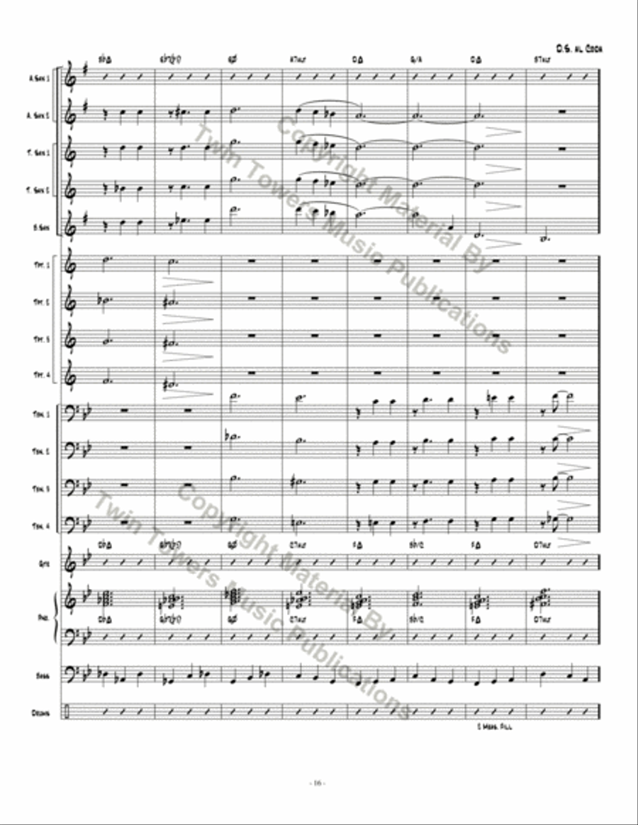Pthalo Blue Pthalo Blue Jazz Ensemble scores gallery preview page 17