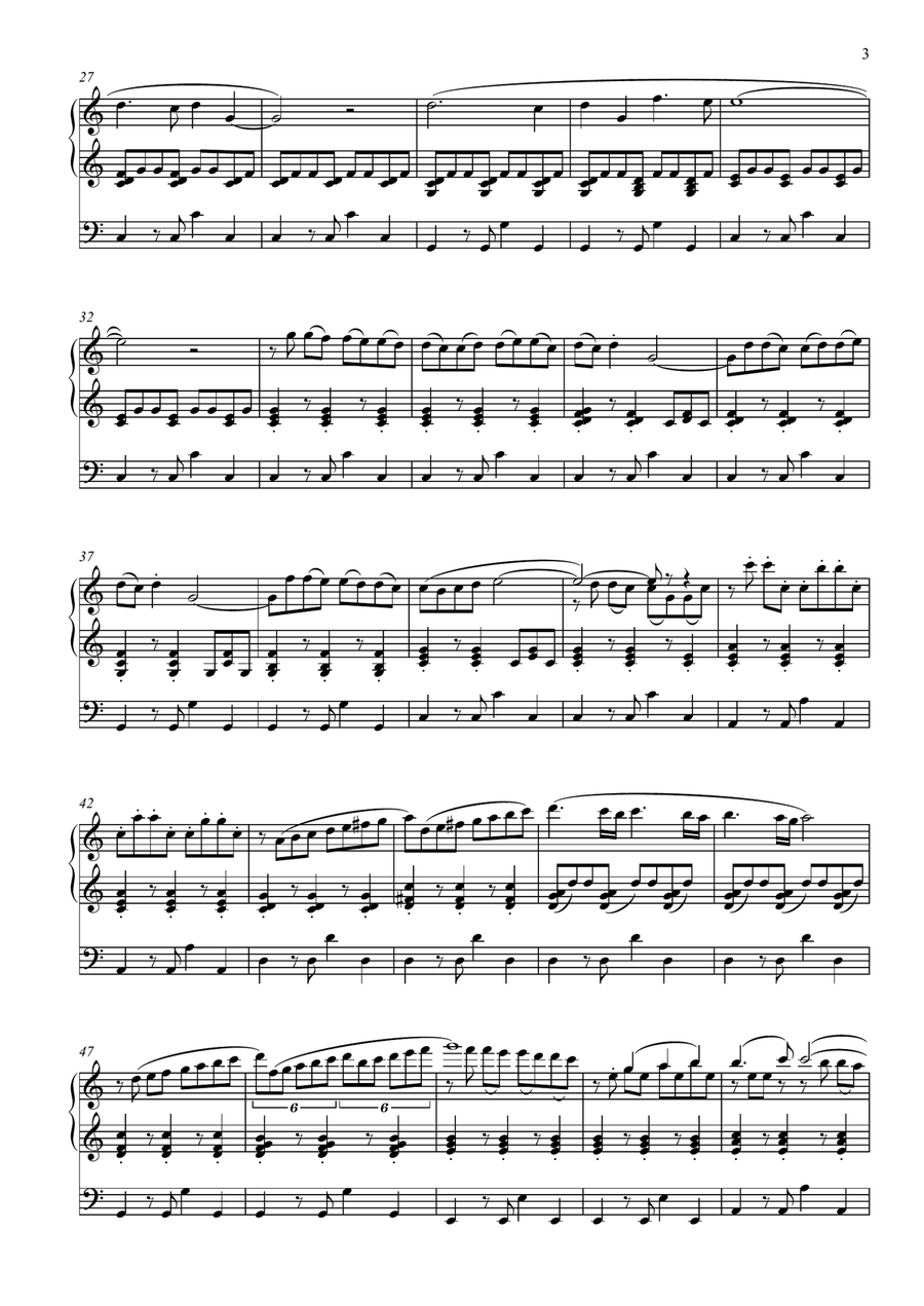 Echoes of Joy for organ Organ Solo scores gallery preview page 3
