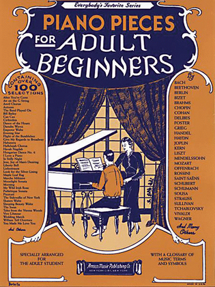 Book cover for Piano Pieces for the Adult Beginner