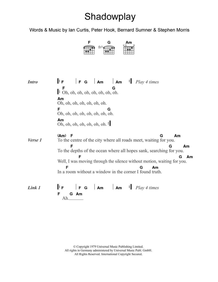 Shadowplay Acoustic Guitar scores gallery preview page 1