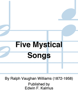 Book cover for Five Mystical Songs