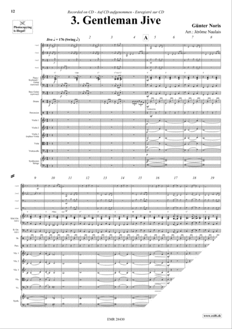 Let's Dance Volume 1 Woodwind Quartet scores gallery preview page 5