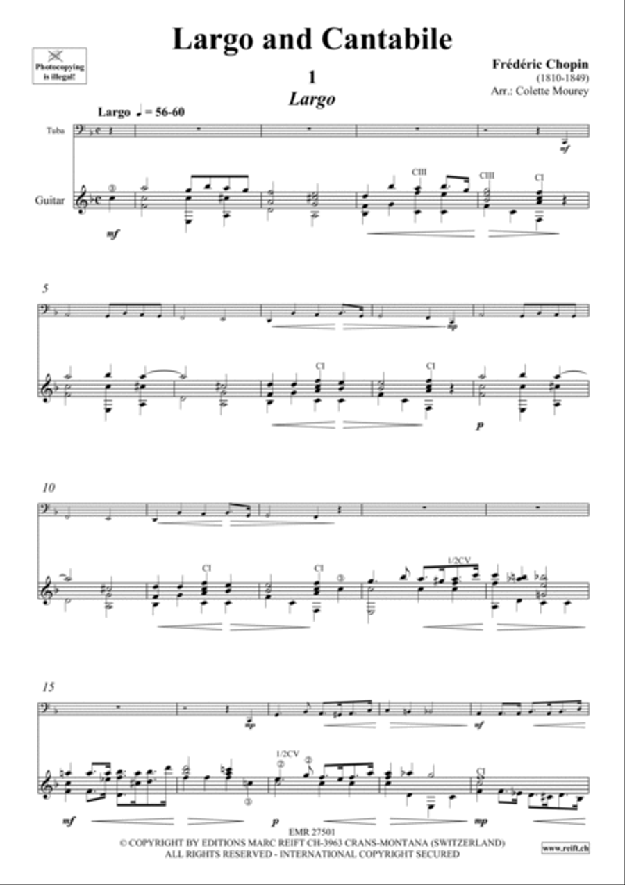 Largo and Cantabile Tuba scores gallery preview page 3